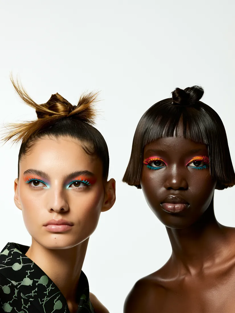 Editorial-Beauty-Look für eine Magazin-Strecke, Make-up von Lukas Wythe