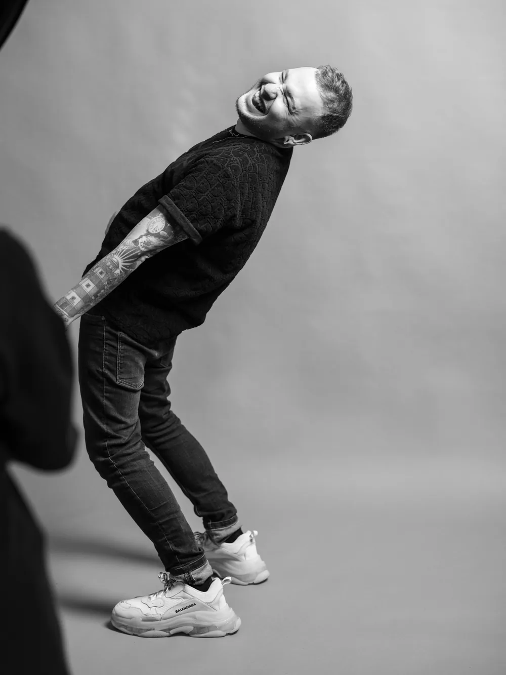 Lukas Wythe im Studio